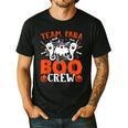 Team Para Boo Crew Halloween Ghost Paraprofessional Teacher Men's Casual T-Shirt Black