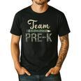 Team Pre-K Camo Pre-K Teacher Camouflage Men's Casual T-Shirt Black Team Pre-K Camo Pre-K Teacher Camouflage Men's Casual T-Shirt Black