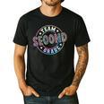 Team Second Grade Teacher Student Back To School 2nd Grade Men's Casual T-Shirt Black Team Second Grade Teacher Student Back To School 2nd Grade Men's Casual T-Shirt Black