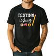 Testing Testing 123 Cute Math Teacher Student Test Day Men Women Girls Kids Men's Casual T-Shirt Black Testing Testing 123 Cute Math Teacher Student Test Day Men Women Girls Kids Men's Casual T-Shirt Black