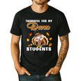 Thankful For My Dance Students Thanksgiving Turkey Teacher For Men Women Girls Kids Men's Casual T-Shirt Black