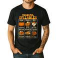 Thankful Syllables Teacher Thanksgiving Educational Kids Men's Casual T-Shirt Black