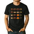 Thanksgiving Order Of Operations Turkey Quiz Math Teacher Men's Casual T-Shirt Black Thanksgiving Order Of Operations Turkey Quiz Math Teacher Men's Casual T-Shirt Black