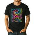 Tie Dye 2nd Grade Typography Team Second Grade Teacher Men's Casual T-Shirt Black Tie Dye 2nd Grade Typography Team Second Grade Teacher Men's Casual T-Shirt Black