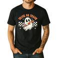 Trick Or Teach Groovy Retro Ghost Halloween Teacher Kids Men's Casual T-Shirt Black Trick Or Teach Groovy Retro Ghost Halloween Teacher Kids Men's Casual T-Shirt Black