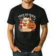 Trick Or Teach Retro Halloween Teacher Women Men Costume Men's Casual T-Shirt Black Trick Or Teach Retro Halloween Teacher Women Men Costume Men's Casual T-Shirt Black