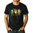Trio Cute Frogs Welcome Back To School Teachers Girls Boys Men's Casual T-Shirt Black