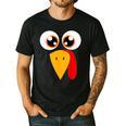 Turkey Face Halloween Costume Thanksgiving Teacher Nurse Men's Casual T-Shirt Black Turkey Face Halloween Costume Thanksgiving Teacher Nurse Men's Casual T-Shirt Black