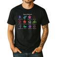 Types Of Bacteria Microbiologist Biology Science Teacher Men's Casual T-Shirt Black