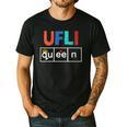 UFLI Queen Science Of Reading Literacy Teacher Appreciation Men's Casual T-Shirt Black
