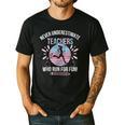 Never Underestimate Teachers Who Runs For Fun Running Teache Men's Casual T-Shirt Black Never Underestimate Teachers Who Runs For Fun Running Teache Men's Casual T-Shirt Black