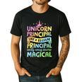 Unicorn Principal Back To School Teacher Appreciation Men's Casual T-Shirt Black Unicorn Principal Back To School Teacher Appreciation Men's Casual T-Shirt Black