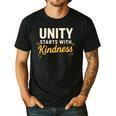 Unity Kindness Shirt Women Teachers Kids Unity Day Orange Men's Casual T-Shirt Black