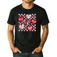 Valentine You Are Loved Worthy Enough Candy Heart Teacher For Men Women Girls Kids Men's Casual T-Shirt Black