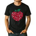 Valentines Day Teacher Hearts Apple Love Teach Women Men Men's Casual T-Shirt Black Valentines Day Teacher Hearts Apple Love Teach Women Men Men's Casual T-Shirt Black