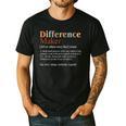Vintage Difference Maker Definition Teachers Mom Boss Women Men's Casual T-Shirt Black