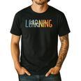 Vintage Play Is Learning Back To School Toddler Teacher Men's Casual T-Shirt Black Vintage Play Is Learning Back To School Toddler Teacher Men's Casual T-Shirt Black