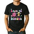 Welcome Back To School 2024 Teachers Students First Day Men's Casual T-Shirt Black