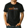 Whatateacher Shirt Teacher Lovers Men's Casual T-Shirt Black