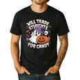 Will Trade Students For Candy Halloween Teacher Men's Casual T-Shirt Black