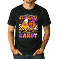 Will Trade Students For Candy Teacher Halloween Men's Casual T-Shirt Black Will Trade Students For Candy Teacher Halloween Men's Casual T-Shirt Black