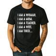 Woman Mom Teacher Wife TIRED T Shirt Cute Mom Teacher Shirts Men's Casual T-Shirt Black Woman Mom Teacher Wife TIRED T Shirt Cute Mom Teacher Shirts Men's Casual T-Shirt Black
