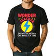 Wonder Teacher Costume Shirt Teacher Halloween Costume Men Women Men's Casual T-Shirt Black