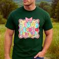 100 Days Of School Preppy 100th Day Of School Teacher Kids Men's Casual T-Shirt Forest
