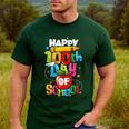 100th Day Of School Teachers Kids Child Happy 100 Days Men's Casual T-Shirt Forest 100th Day Of School Teachers Kids Child Happy 100 Days Men's Casual T-Shirt Forest