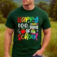 100th Day Of School Teachers Kids Girls Child Happy 100 Days Men's Casual T-Shirt Forest 100th Day Of School Teachers Kids Girls Child Happy 100 Days Men's Casual T-Shirt Forest