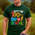 100th Day Of School Teachers Kids Happy 100 Days Men's Casual T-Shirt Forest 100th Day Of School Teachers Kids Happy 100 Days Men's Casual T-Shirt Forest