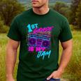 1st Grade Is My Jam Vintage 80s 80's Teacher Student Retro Men's Casual T-Shirt Forest 1st Grade Is My Jam Vintage 80s 80's Teacher Student Retro Men's Casual T-Shirt Forest