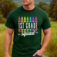1st Grade Squad Back To School First Grade Teacher Boy Girl Men's Casual T-Shirt Forest 1st Grade Squad Back To School First Grade Teacher Boy Girl Men's Casual T-Shirt Forest