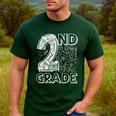 2nd Grade Typography Team 2nd Grade Teacher Back To School Men's Casual T-Shirt Forest 2nd Grade Typography Team 2nd Grade Teacher Back To School Men's Casual T-Shirt Forest