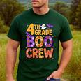 4th Grade Boo Crew Ghost Halloween Teacher Costume Men's Casual T-Shirt Forest 4th Grade Boo Crew Ghost Halloween Teacher Costume Men's Casual T-Shirt Forest