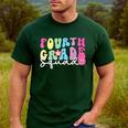 4th Grade Squad Fourth Teacher Student Team Back To School Men's Casual T-Shirt Forest 4th Grade Squad Fourth Teacher Student Team Back To School Men's Casual T-Shirt Forest