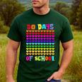 50 Days Of School Hearts Teacher Happy 50th Day Of School Men's Casual T-Shirt Forest