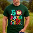 50 Days Of School Teacher Happy 50th Day Of School Kids Men's Casual T-Shirt Forest