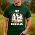 5K Boo Crew Halloween Teacher K5 Floral Ghost Trick Or Teach Men's Casual T-Shirt Forest 5K Boo Crew Halloween Teacher K5 Floral Ghost Trick Or Teach Men's Casual T-Shirt Forest