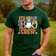 5th Grade Boo Crew Halloween Teachers Students Men's Casual T-Shirt Forest 5th Grade Boo Crew Halloween Teachers Students Men's Casual T-Shirt Forest