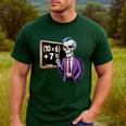 67 Math Teacher Meme Brainrot Six Seven Halloween Equation Men's Casual T-Shirt Forest