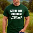 67 Meme Math Six Seven Teacher Brainrot Joke Men's Casual T-Shirt Forest
