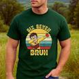67 Meme Six Seven Bruh Retro Dabbing Teacher School Men's Casual T-Shirt Forest