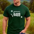 67 Meme Square Root 4489 Slang Math Teacher Men Women Men's Casual T-Shirt Forest