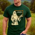 67 Meme Square Root 4489 Slang Math Teacher Skeleton Men's Casual T-Shirt Forest