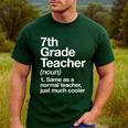 7th Grade Teacher Definition Back To School First Day Men's Casual T-Shirt Forest 7th Grade Teacher Definition Back To School First Day Men's Casual T-Shirt Forest