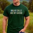 ABA SPED Teacher Coping Skills Walkie Calls Are My Cardio Men's Casual T-Shirt Forest ABA SPED Teacher Coping Skills Walkie Calls Are My Cardio Men's Casual T-Shirt Forest