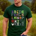 ABCs Alphabet Halloween Learning Kindergarten Teachers Men's Casual T-Shirt Forest ABCs Alphabet Halloween Learning Kindergarten Teachers Men's Casual T-Shirt Forest
