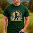 Adventure Awaits Bigfoot Teacher Kindergarten Back To School Men's Casual T-Shirt Forest Adventure Awaits Bigfoot Teacher Kindergarten Back To School Men's Casual T-Shirt Forest