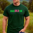Aka Educator Educators & Teacher Crew School Squad Men's Casual T-Shirt Forest